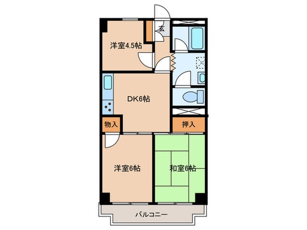 シャト－サンハイムの物件間取画像